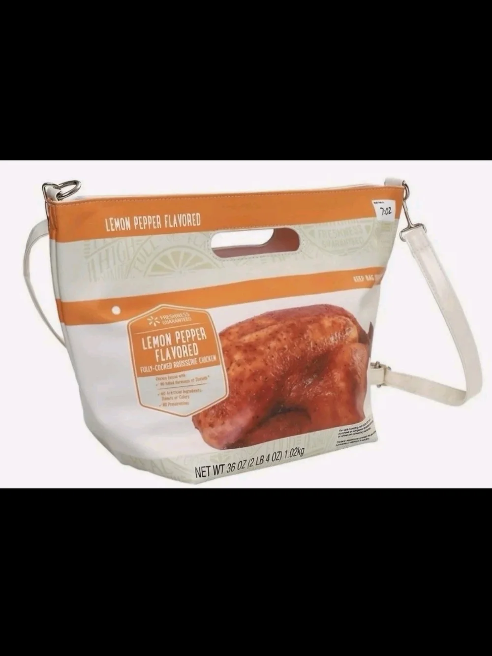 *SET OF (2)* Walmart Rotisserie Chicken Purse Traditional & Lemon Pepper Bag